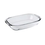 FUENTE VIDRIO RECT. C/TAPA 29,5X18 CM 1,8 L SEMPRE  (MT. 6112CT)