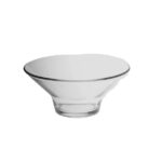 COMPOTERA CONICA 15 CM VIDRIO TRANS. C.R.