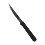 CUCHILLO MESA NEGRO PACK X 12 (CAR. 410 FNE)