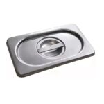 TAPA GN 1/4 ACERO INOX.