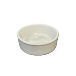 CAZUELA DE CERAMICA 12 CM BLANCA LISA