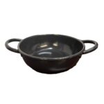 PAELLERA PEQUEÑA CON ASAS NEGRO 17 CM