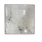 PLATO PLAYO CUADRADO 28 CM ENL. CRAFT NEGRO