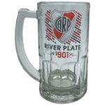 CHOPP DE VIDRIO 350 CM3 DECORADO FUTBOL