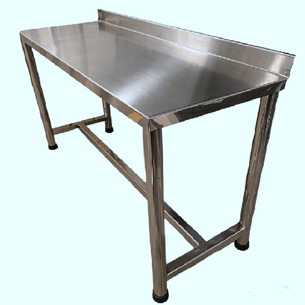 Imágen principal de 952 - MESA 100% AC INOX C/TACOS ANTID.ESTRUC.H 1.4 X 0.5 MTS. MESA 100% AC INOX C/TACOS ANTID.ESTRUC.H 1.4 X 0.5 MTS. - Imagen 1