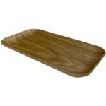 BANDEJA MADERA RECTANGULAR 22X12 CM  (55722 MAD)