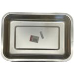 FUENTE RECTANGULAR 32x22x5 CM. ACERO C.R. (57918045)